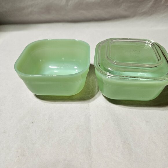 Fire King cookware vintage jade green set - Picture 7 of 12